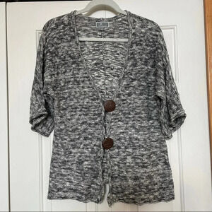 JM Collection 3/4 Sleeve Cardigan